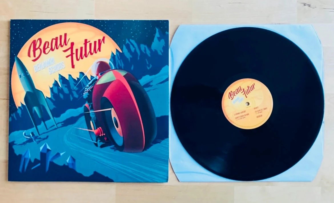 Disco de vinilo 33t Benjamin Schoos Beau Futur. – photo 4